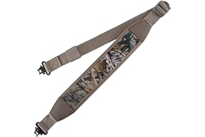BOOSTEADY Two Point Gun Sling with Swivels,Durable Shoulder Padded Strap,Length Adjuster