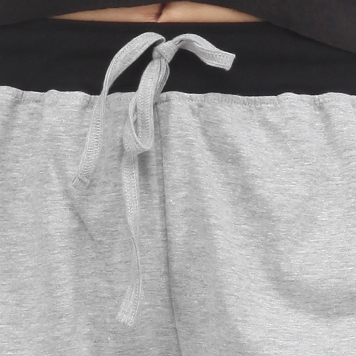 nite flite classic cotton grey capri