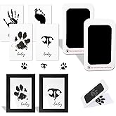 TXRRURE Paw Print Kit for Dogs & Cats: Clean Touch Ink Pad for Paw Prints, Mess-Free Puppy & Pet Paw Print Impression Kit – Inkless Hand/Footprint Kit for Baby – DIY Memorial Gift for Dog Lover