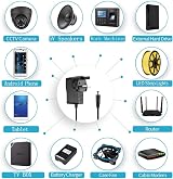 RUOVXWU 5V 2A Universal Power Supply with 7 Tips UK Plug 100-240V Charger view 2