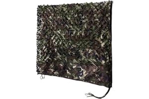 HYOUT Camo Netting Camouflage Net Bulk Roll for Hunting Blinds Ghillie Sunshade, Camping, Military Party Decoration