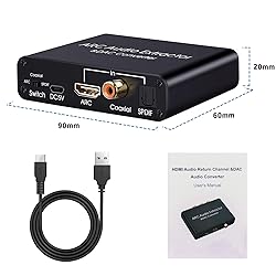 HDMI ARC Audio Extractor, Tendak 192KHz ARC Audio