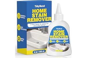 TIDYBOND Home Stain Remover Gel, Heavy Duty Stain Cleaner, Deep Clean for Front Loader Washing Machine Seal, Refrigerator Strips, Rubber Gasket, Bathroom Grout, Tile, Shower, Caulk - 8 fl oz