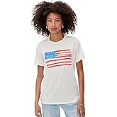 Original Retro Brand Women's USA Flag Tee