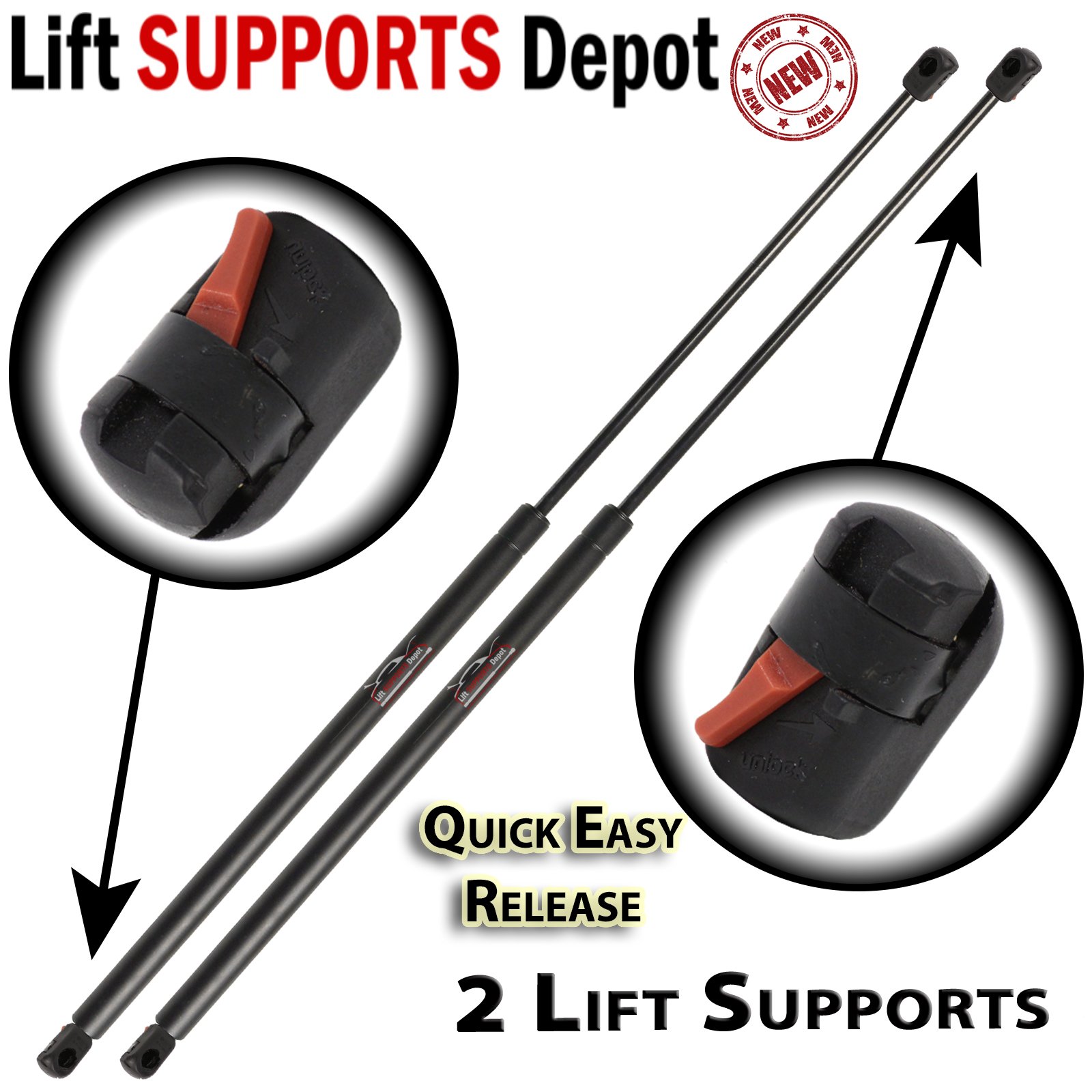 tu♡ Amazon.com: Lift Supports Depot Qty (2) Replacement