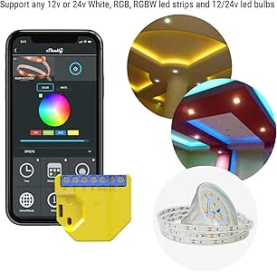Shelly RGBW 2 Controller WiFi Smart Remote Wireless LED ...
