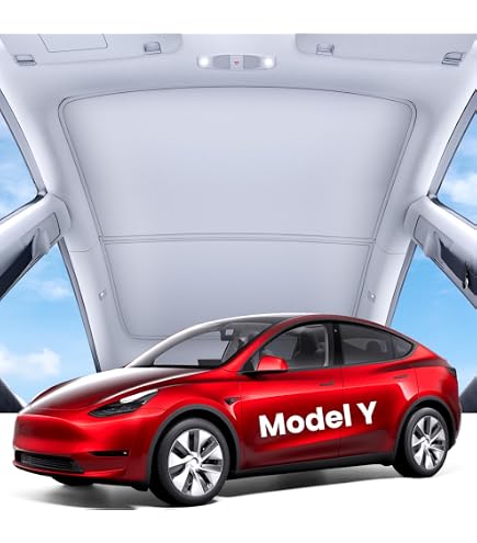 Amazon.com: 2020-2024 Tesla Model Y Sunshade Roof – Foldable Glass