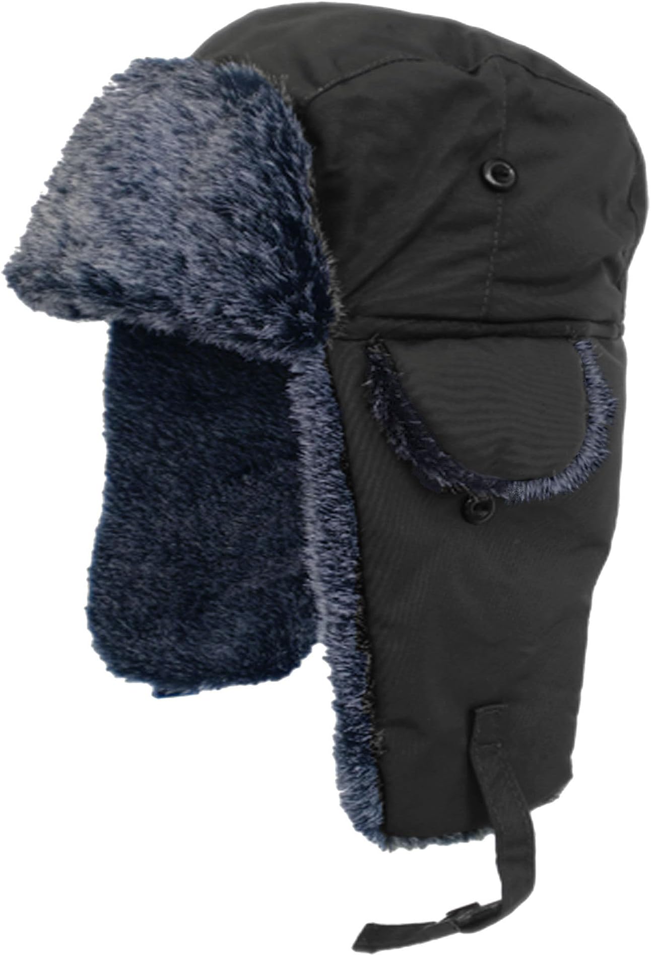 Adult Fur Lined Waterproof Trapper Hat