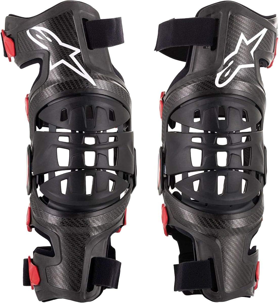 Alpinestars6500719-13-XS/MD Bionic 10 Carbon Knee Brace, Pair (Small)