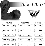 WFX Leather Boxing Gloves 14 oz Professional MMA Sparring Muay Thai Kickboxing view 8