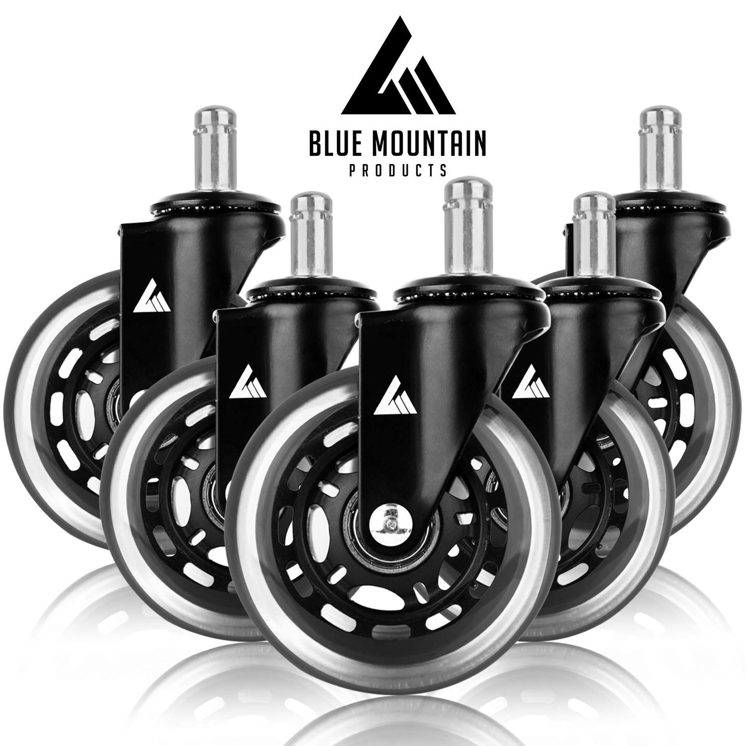 Office Chair Replacement Wheels Smooth Rolling Heavy Duty Rollerblade