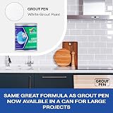 Rainbow Chalk Markers LTD Grout Paint 125ml White Tile Grout Restorer view 7