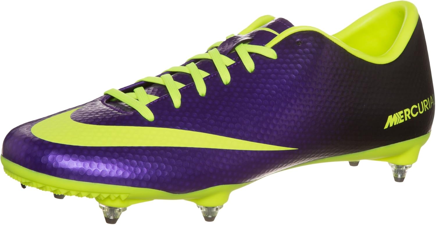 nike mercurial purple and yellow