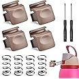 Sankoly Replacement Button Compatible with Owala FreeSip 19/24/32/40oz,Water Bottle Lid Switch Replacement with Springs and Tiny Screw Driver