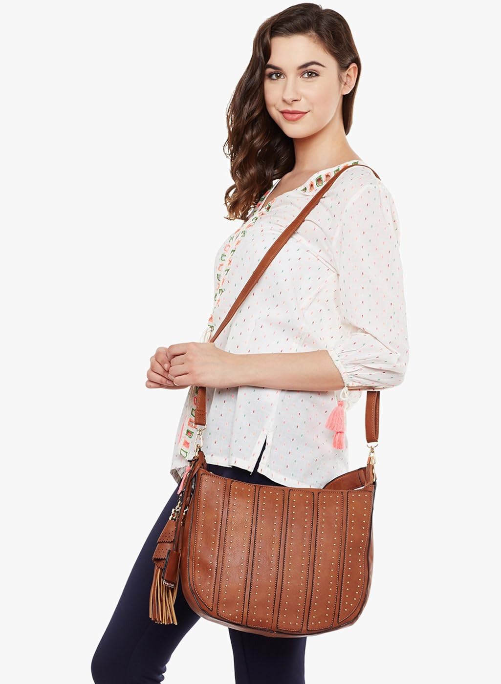 diana korr women's handbag (brown) (dk120hbrw)