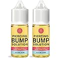 BASE LABORATORIES Piercing Bump & Keloid Bump Removal Solution | Soothing Piercing Aftercare | Bump Keloid Scar Removal | Ear & Nose Piercing Cleaner for Keloid Bumps | Piercing Aftercare Oil | 2PK