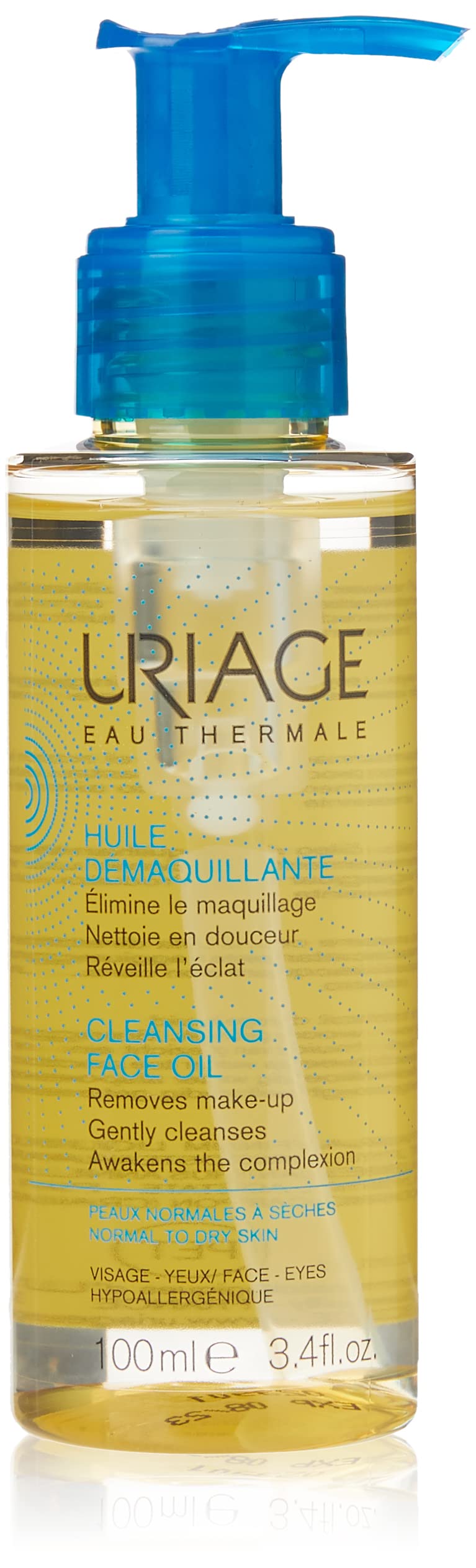 Uriage URI0100059/2 Make-Up Oil for Normal or Dry Skin - 100 ml