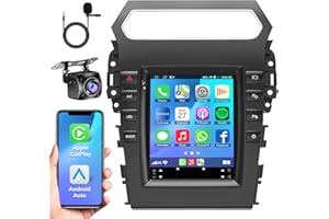 ELECTROSMART 4G+32G Car Stereo Android 13 for Ford Explorer 2011-2019, 9.7 Inch IPS Touch Screen Car Radio with Wireless Carplay/Android Auto,GPS, WiFi, Bluetooth,FM, Support OBD2/DVR/DSP