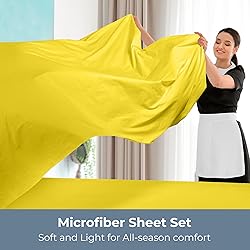 ROYALE LINENS - 4 Piece King Bed Sheet - Soft