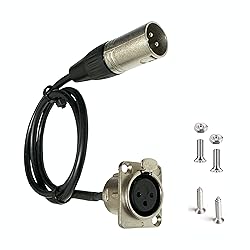 DIYTECH Premium XLR Pass Through Cable, No