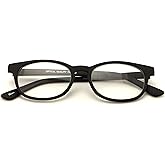 V.W.E. Fun Neon Color Spherical Frame Readers Reading Glasses - Matte Translucent Rubberized Finish