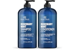 Botanic Hearth Rosemary Mint Shampoo and Conditioner Set, Thickening Formula, Promotes Hair Growth and Scalp Health Sulfate F