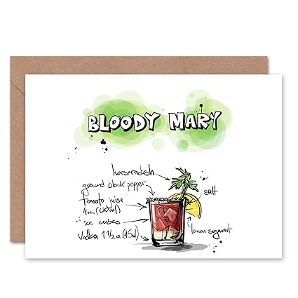  Wee Blue Coo New Bloody Mary Cocktail Drink