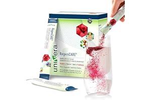 Univera RegeniCARE, Glucosamine, Chondroitin, MSM, Univestin, Joint Health, Joint Support, Easy to Carry, Raspberry Flavor (30ct, 7g Individual Packets)