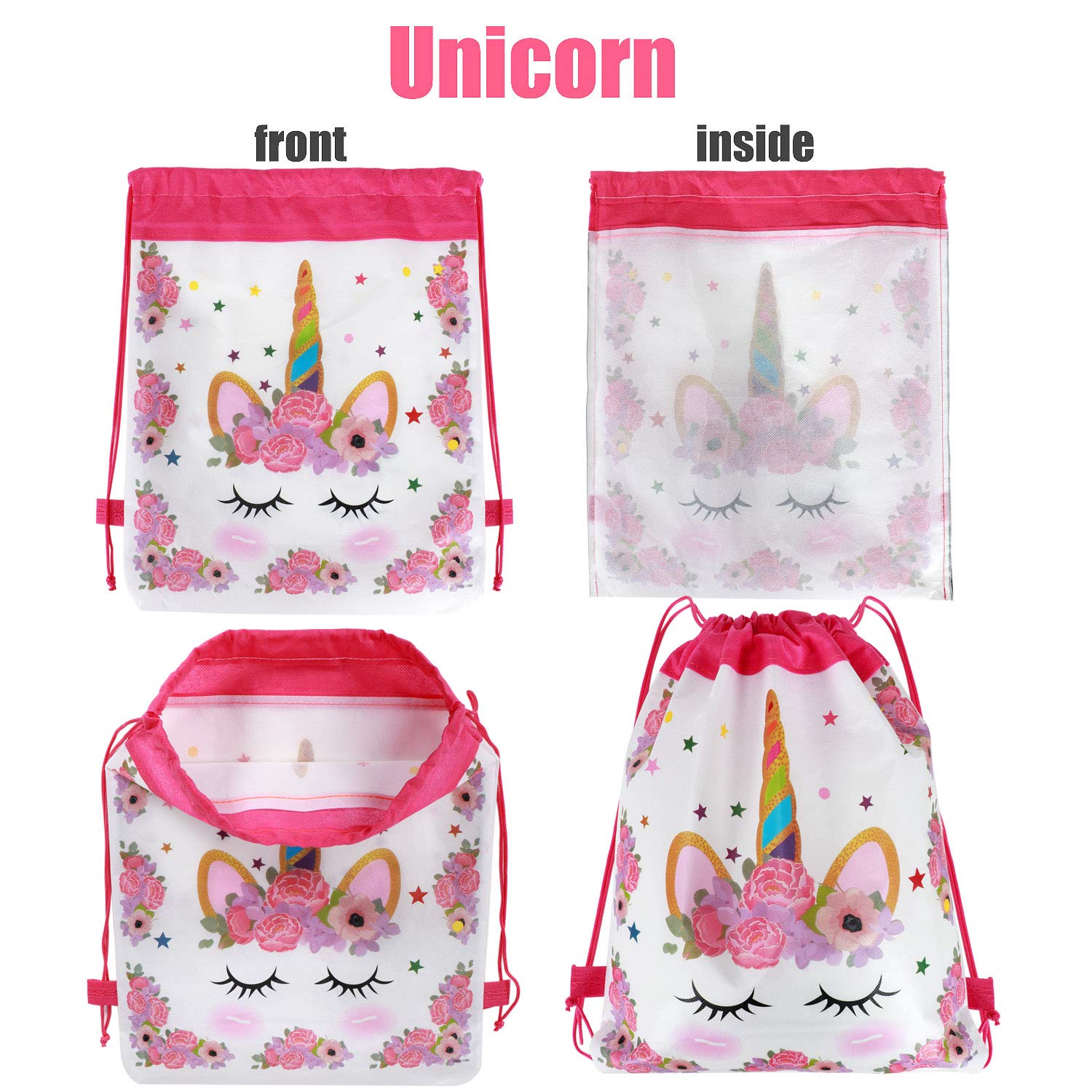 Jeux Et Jouets Tacobear 12 Pieces Sac Cadeau Licorne Sac De Bonbon Licorne Sac De Cordon