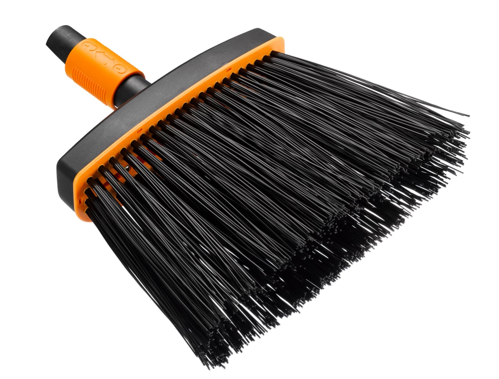 Fiskars QuikFit Sweeping Broom, broom head, Width: 26 cm, Synthetic bristles, Black/Orange, 1001415