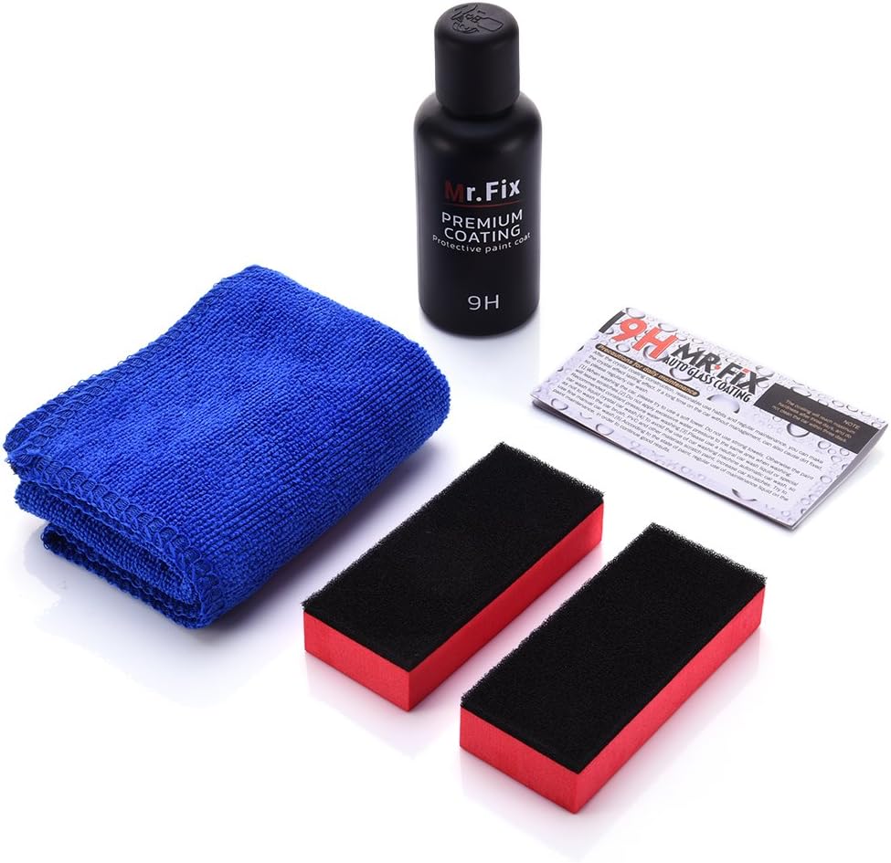 Amazon Co Jp Mr Fix 新型版 9h液体セラミックコート 車コーティング剤 超疎水性ガラスコーティング 洗車 無害 クリーナーポリッシュ カーシャンプー ポリッシュ 洗浄剤 セットb 30ml 車 バイク