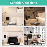 BSEED Single Switched Socket with USB C USB A UK 1 Gang 13A Black view 4