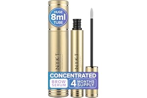 NYK1 CONCENTRATED Eyebrow Serum To Grow Brows (XL - 8ml) BrowForce Eyebrow Growth Serum For Thicker Brows Enhancing Brow Serum - Lash And Brow Growth Serum For Natural Longer Fuller Eye Brow Serums