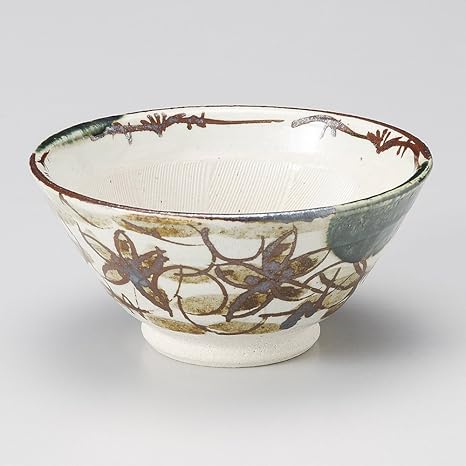 Amazon 織部鉄仙花7寸反スリ鉢 8 X 10cm 700g すり鉢 料亭 旅館 和食器 飲食店 おしゃれ 食器 業務用 すり鉢 すりこぎ棒 オンライン通販