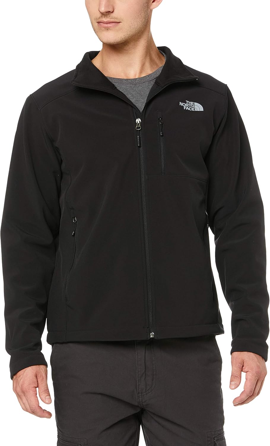 The North Face Men's Apex Bionic 2 Jacket - TNF Black & TNF Black at  Men’s Clothing store