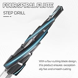 IRONANT Cobalt M35 Step Drill Bit 3/16" to
