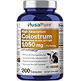 NusaPure Colostrum 1050mg 30% IgG 200 capsules (Non-GMO, Soyfree) Bioperine