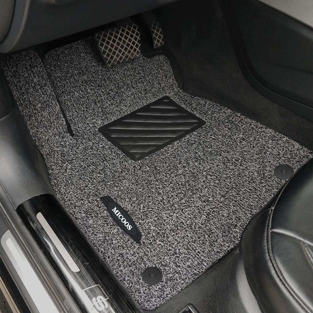 Gray and Black MICOOS Compatible with Car Floor Mat Carpet for Toyota