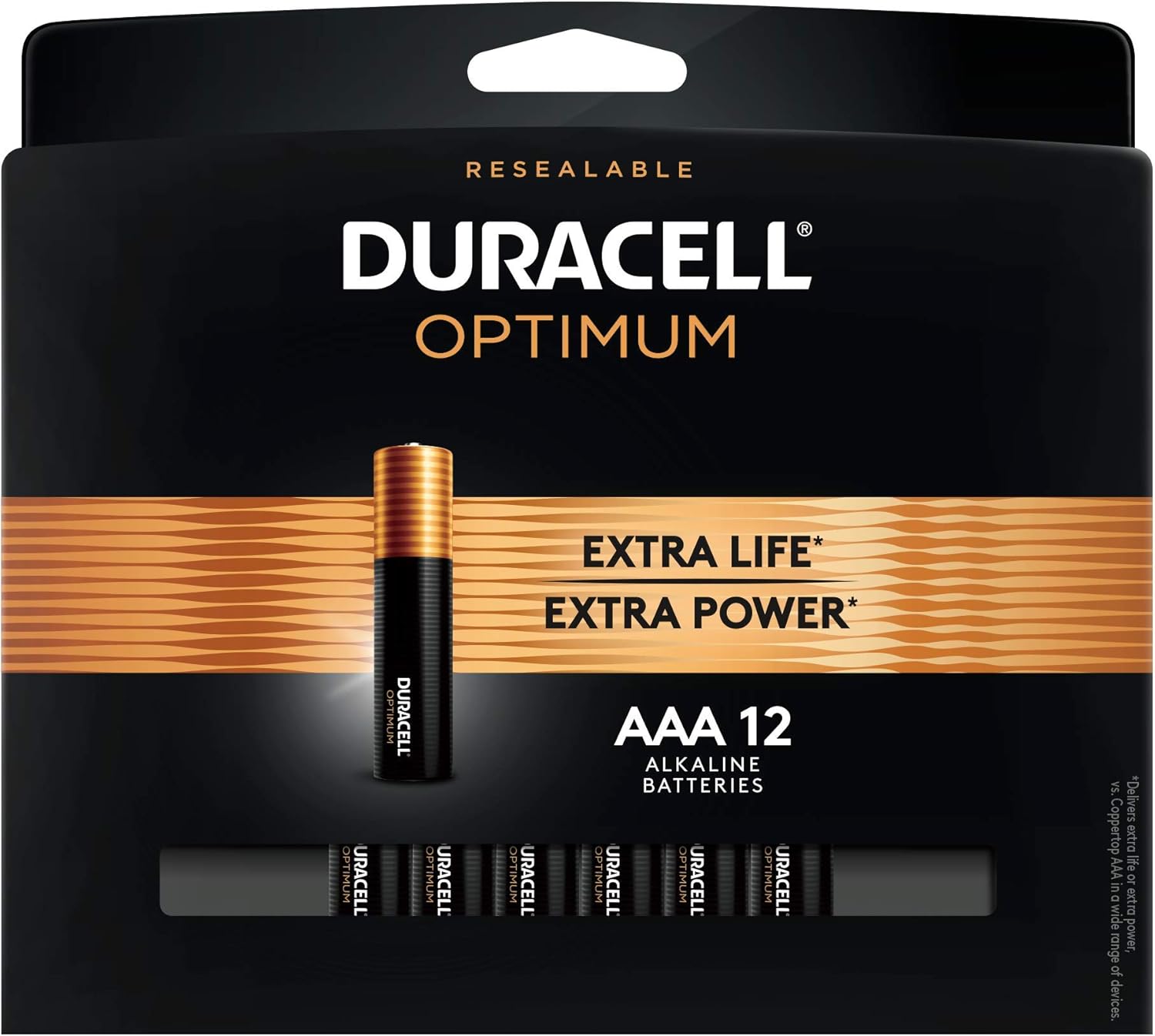 Duracell Optimum AAA Batteries | 12 Count Pack | Lasting Power Triple A Battery | Alkaline AAA Battery Ideal For Household And Office Devices | Resealable Package For Storage: Health & Personal Care