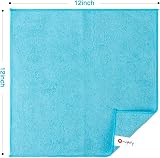 Orighty Microfiber Cleaning Cloths 60 Pack 12x12 inch Versatile Lint Free view 6