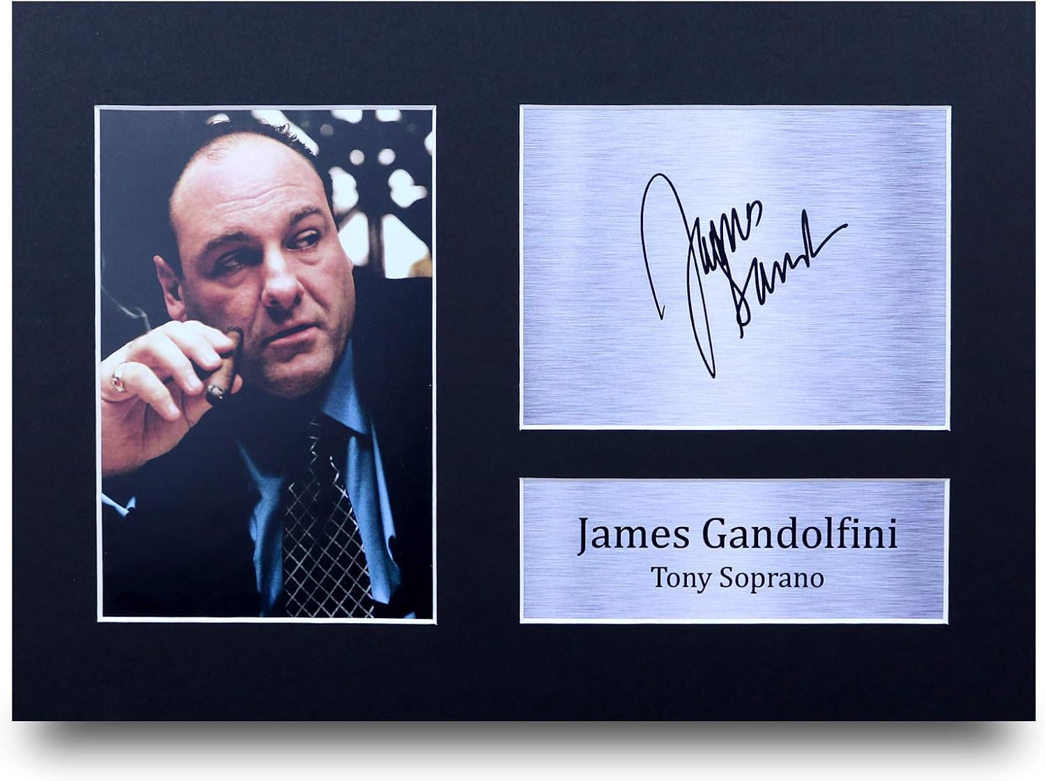 HWC Trading James Gandolfini Gift Signed A4 Printed Autograph Sopranos