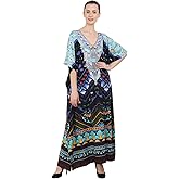 Miss Lavish London Kaftan for Women Dress Summer Swimsuit Cover Up, Plus Size Kaftan, Cruise & Caribbean Vacation Coverup