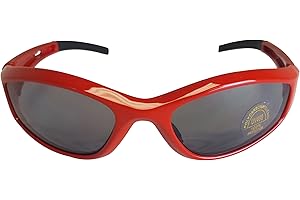 TNA Retro Costume Sunglasses for 80s Hulk Hogan Costume-Red