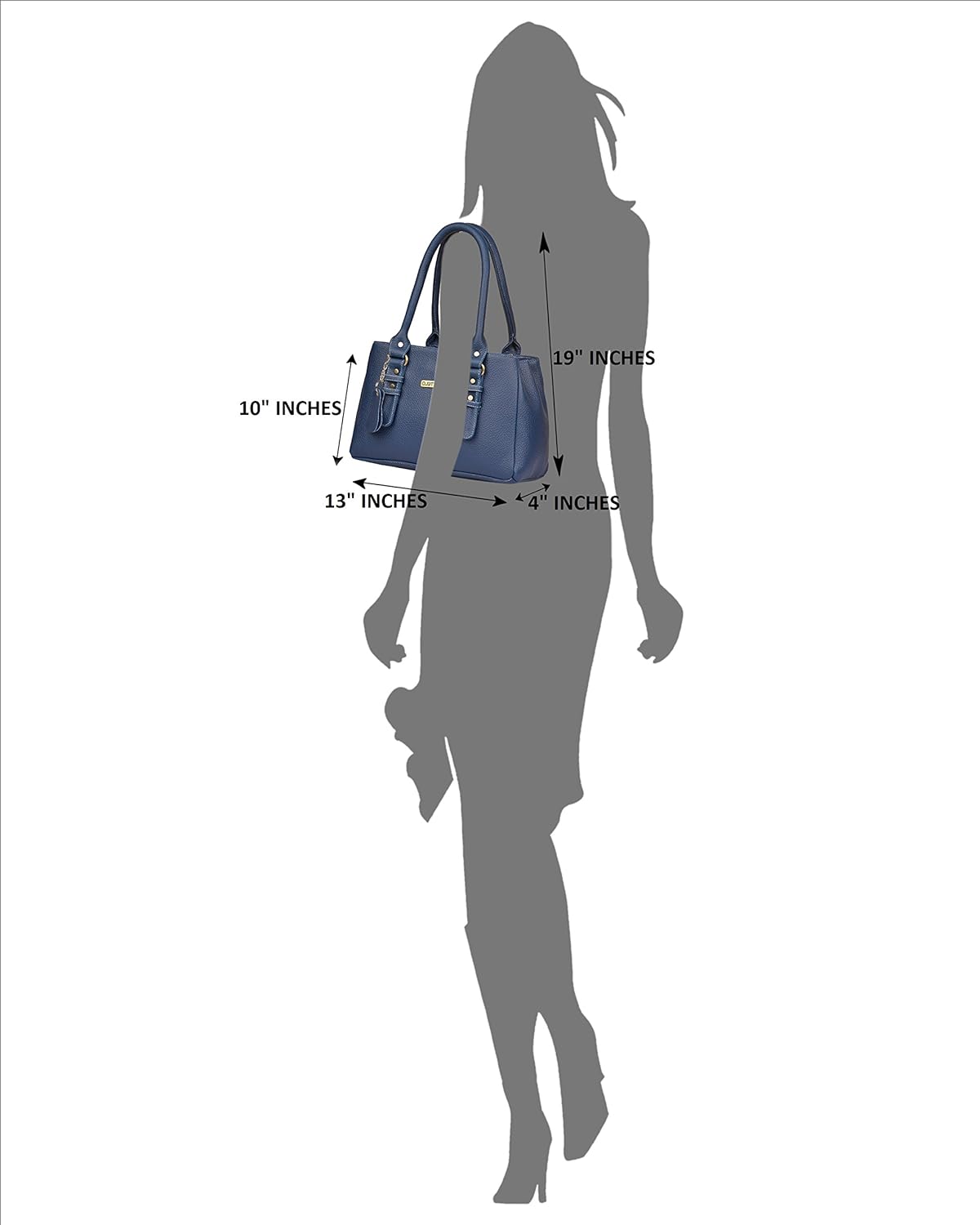 fostelo westside women's handbag (blue) ()