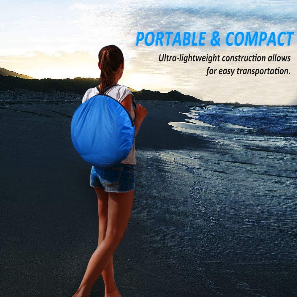 anngrowy Pop Up Privacy Tent Shower Tent Portable Outdoor Camping Bathroom Toilet Tent Changing Dressing Room Privacy Shelters Room for Hiking and Beach – UPF 40+ Waterproof with Carry Bag : Sports & Outdoors