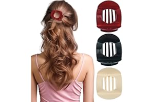 RICCIOOFY 3PCS Hair Clips Claw Stocking Stuffers for Women Christmas Gifts for Girls -Christmas Party Favors Supplies Hair Accessories Decorations Sweaters Outfits for Mom Wife,Valentines Day Gifts