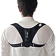LERAMED x MANA [New] Neoprene Series Posture Corrector for Men and Women, Upper Back Brace Adjustable for Providing Pain Relief and Clavicle Support from Back,Shoulder or Neck (25-37")