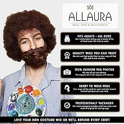 ALLAURA Compatible with Painter Ross Wig – 80s