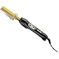 Andis 38300 Professional 450 F High Heat Ceramic Press Comb with Dual Voltage and Auto Shut-off, Gold, 1 Count