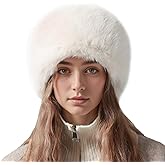 FEOYA Women's Faux Fur Bucket Hat Fluffy Winter Warm Hat Soft Fisherman Hats Fashion Fuzzy Bucket Hats
